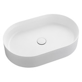 Bella Vista Bathware Idra 580mm Pill Solid Surface Inset Basin