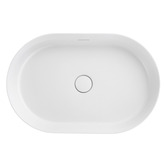 Bella Vista Bathware Idra 580mm Pill Solid Surface Inset Basin