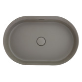 Bella Vista Bathware Idra 580mm Pill Solid Surface Inset Basin