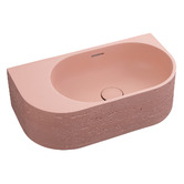Bella Vista Bathware Elysia 500mm Arch Solid Surface Wall-Hung Basin