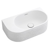 Bella Vista Bathware Elysia 500mm Arch Solid Surface Wall-Hung Basin