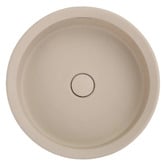 Bella Vista Bathware Calypsa 430mm Round Solid Surface Semi-Inset Basin