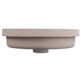 Bella Vista Bathware Calypsa 430mm Round Solid Surface Semi-Inset Basin