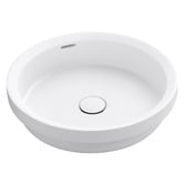 Bella Vista Bathware Calypsa 430mm Round Solid Surface Semi-Inset Basin