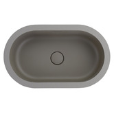 Bella Vista Bathware Doros 530mm Pill Solid Surface Undermount Basin