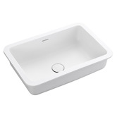 Bella Vista Bathware Thalios 530mm Rectangular Solid Surface Undermount Basin