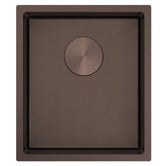 Bella Vista Bathware Luminare 380mm Undermount Single Stainless Steel Kitchen Sink