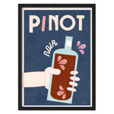 Linea Editions Pinot Noir Framed Paper Print Wall Art