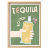 Linea Editions Tequila Blanco Framed Paper Print Wall Art