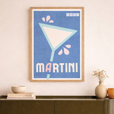Linea Editions Classic Martini Framed Paper Print Wall Art