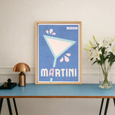 Linea Editions Classic Martini Framed Paper Print Wall Art