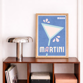 Linea Editions Classic Martini Framed Paper Print Wall Art
