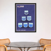 Linea Editions Vodka Framed Paper Print Wall Art