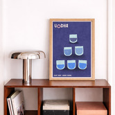 Linea Editions Vodka Framed Paper Print Wall Art