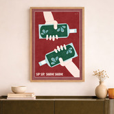 Linea Editions Shake Shake Framed Paper Print Wall Art