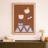 Linea Editions Aperitif No. 1 Framed Paper Print Wall Art