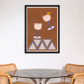Linea Editions Aperitif No. 1 Framed Paper Print Wall Art