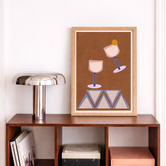 Linea Editions Aperitif No. 1 Framed Paper Print Wall Art
