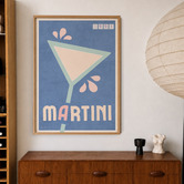 Linea Editions Classic Martini Framed Paper Print Wall Art