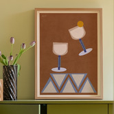 Linea Editions Aperitif No. 1 Framed Paper Print Wall Art