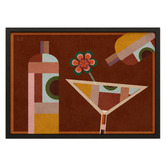 Linea Editions Bar Palermo Framed Paper Print Wall Art