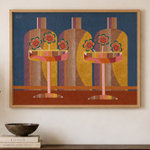 Linea Editions Bar Budapest Framed Paper Print Wall Art