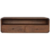 Solid State Studio Mikhail Mango Wood Wall-Mounted Console Table