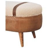 Solid State Studio Stefan Buffalo Leather Storage Ottoman Bench