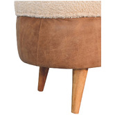 Solid State Studio Stefan Buffalo Leather Storage Ottoman Bench
