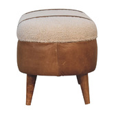 Solid State Studio Stefan Buffalo Leather Storage Ottoman Bench