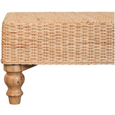 Solid State Studio Meza Mango Wood &amp; Rattan Coffee Table