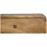 Solid State Studio Kilea Mango Wood Wall-Mounted Bedside Table