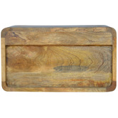 Solid State Studio Kilea Mango Wood Wall-Mounted Bedside Table
