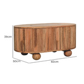 Solid State Studio Luca Mango Wood Coffee Table