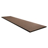 Vanta Living Acoura Space 2700 x 600mm Rustic Walnut Acoustic Slat Wall Panel