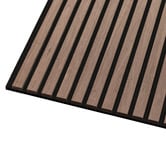 Vanta Living Acoura Space 2700 x 600mm Rustic Walnut Acoustic Slat Wall Panel