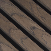 Vanta Living Acoura Space 2700 x 600mm Dark Wenge Acoustic Slat Wall Panel