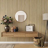Vanta Living Acoura Space 2700 x 600mm Heritage Oak Acoustic Slat Wall Panel