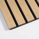 Vanta Living Acoura Space 2700 x 600mm Heritage Oak Wide Batten Acoustic Slat Wall Panel