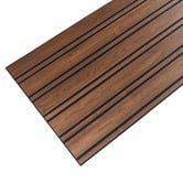 Vanta Living Acoura Space 1200 x 600mm Amber Walnut Easy Stick Acoustic Slat Wall Panels