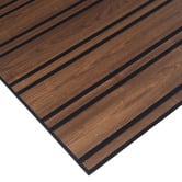 Vanta Living Acoura Space 1200 x 600mm Amber Walnut Easy Stick Acoustic Slat Wall Panels