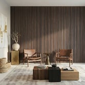 Vanta Living Acoura Space 2700 x 600mm Espresso Oak Acoustic Slat Wall Panel