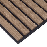 Vanta Living Acoura Space 600 x 600mm Weather Oak Acoustic Slat Wall Panels
