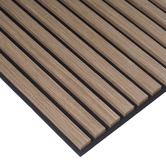 Vanta Living Acoura Space 600 x 600mm Weather Oak Acoustic Slat Wall Panels
