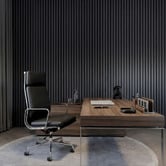 Vanta Living Acoura Space 2700 x 600mm Sugi Charcoal Acoustic Slat Wall Panel