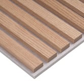 Vanta Living Acoura Space 600 x 600mm Euro Oak Acoustic Slat Wall Panels