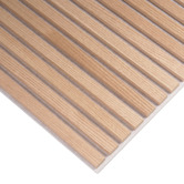 Vanta Living Acoura Space 600 x 600mm Euro Oak Acoustic Slat Wall Panels