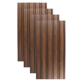 Vanta Living Acoura Space 1200 x 600mm Amber Walnut Easy Stick Acoustic Slat Wall Panels