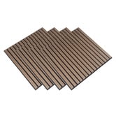 Vanta Living Acoura Space 600 x 600mm Weather Oak Acoustic Slat Wall Panels