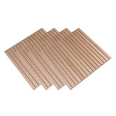 Vanta Living Acoura Space 600 x 600mm Euro Oak Acoustic Slat Wall Panels